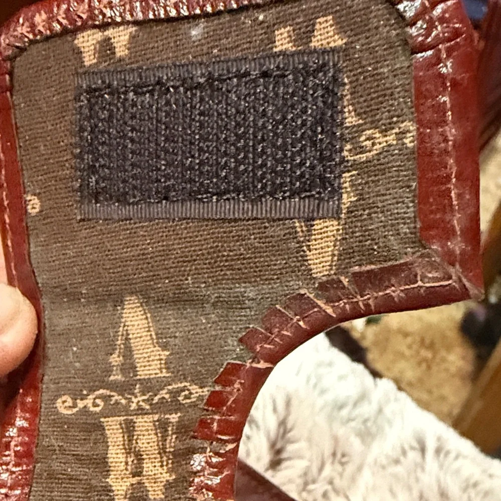 American West Leather & Hair-on Phone or Cigarette Case with Studs - Picture 7 of 9